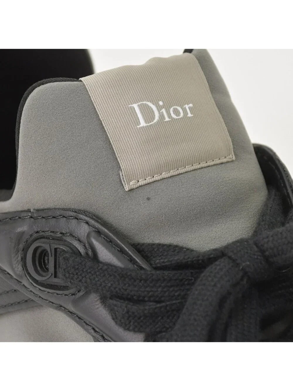 Dior Mile Sneakers Smooth Lambskin Neoprene Black White Brown